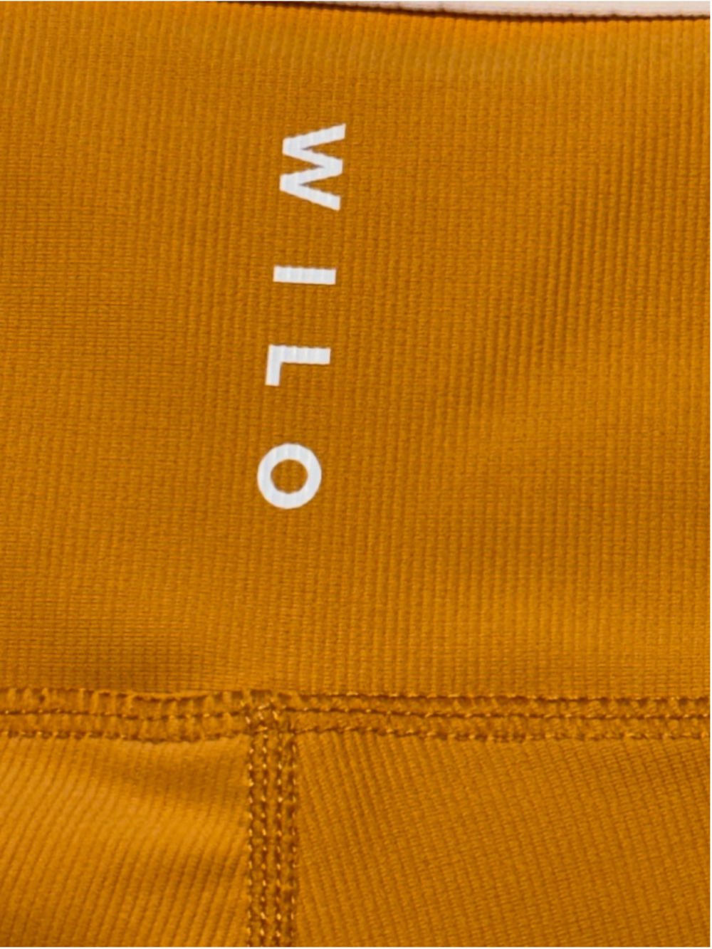 WILO High-Waist Women’s Bike Shorts in Mustard